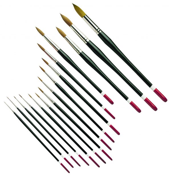 Connoisseur Round Watercolour Series 100 Brushes by Pro Arte