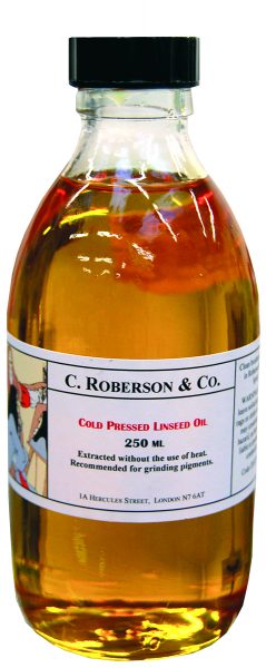 C Roberson's and Co Cold Pressed Linseed Oil